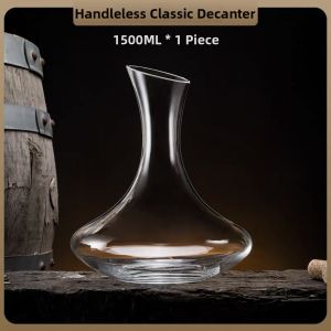Ice Mountain Cascade Wine Decanter Crystal Glass