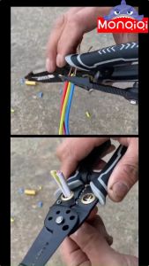 Tang Potong Kupas Kabel & Tang Stripper Multifungsi 8in1