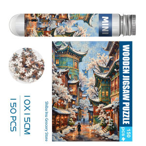 Đồ Chơi Ghép Hình Gỗ 150 Miếng Ống Nghiệm Mini Quà Tặng Sáng Tạo Đồ Trang Trí Giảm Căng Thẳng Cho Người Lớn Đồ Chơi Giáo Dục Cho Trẻ Em