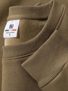 American Style Thickened Fleece round Neck Sweatshirt Silver Fox Velvet Men Women Autumn Winter plus Size Casual Outerwear