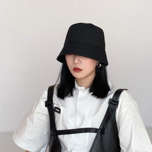 Japanese Style Jean Fisherman Hat Womens Summer Sun-Proof Basin Hat Ins Hong Kong Style Bucket Hat K-style Trendy Early Spring and Autumn Sun Protection