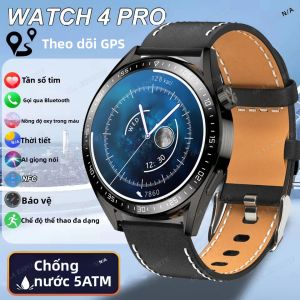 Đồng Hồ Thông Minh NFC GPS Ola Esporte 4 Pro Nam Màn Hình AMOLED Theo Dõi Nhịp Tim Cuộc Gọi Bluetooth IP68 Đồng Hồ Theo Dõi Sức Khỏe Chống Nước