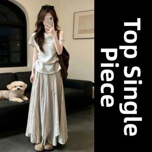 SUSIEYUAN | Stylish Off-Shoulder White Dress for Women and Young Girls Summer New Fashion
