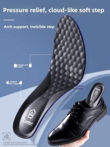 ZUYINBULUO | Breathable Sweat Absorption Anti-odor Mens Shoe Insoles for Leather Shoes