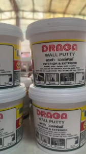 DRAGA (ดราก้า) เคมีโป๊ว วอลล์พัตตี้ ขนาด 1 กก.