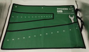 Dual-Purpose Wrench Storage Oxford Fabric Bag 26 Pieces 22-Piece Set 14-1520 Pieces 8_24 Bags Hanging Bag Plum Open Packaging