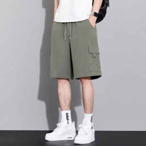 Quick-Dry Lightweight Loose Workwear Shorts with Multiple Pockets