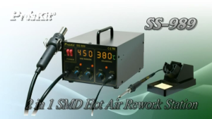 ProsKit SS-989B 2 In 1 SMD Hot Air Rework Station AC220~240V 700W