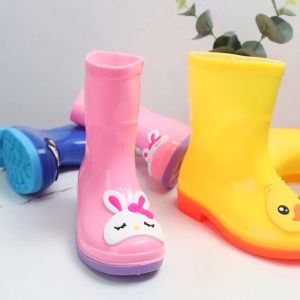 Kids Classic Rainboots for Boys and Girls Lovely Cartoon Rain Boots 2-5 years