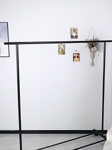 ราวตากผ้า ราวเเขวนเสื้อผ้า ราวเเขวนผ้า ราวตากเสื้อผ้า ราวเหล็ก ราวแขวนผ้า + ชั้นวางของ ชั้นวางรองเท้า ราวแขวนผ้าบาร์เดี่ยว ขายดีในแต่ละบ้านของไทย