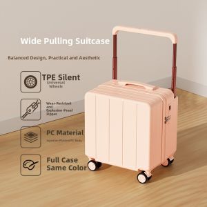 MIMANI | Carry-on Luggage Wide Trolley Secure Leather 2026 New Model