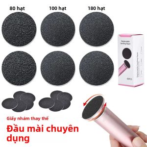 60 Cái/lốc Giấy Nhám Đĩa Thay Thế Cho Điện Chân Callus Tẩy Móng Chân Phụ Kiện Giấy Nhám Cho Chăm Sóc Cá Nhân