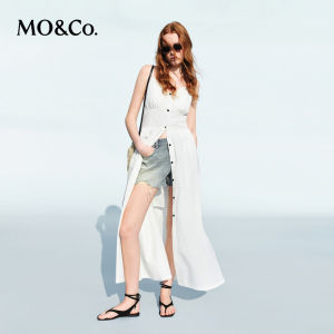 MO&Co. | Xinjiang Cotton Slim Waist High Waist A-Line Swing Camisole Dress