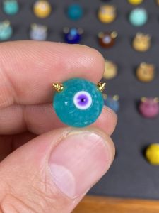 ลูกปัดหินธรรมชาติขนาดเล็ก สัตว์มีชีวิตเล็กๆ น่ารัก อุปกรณ์ DIY สร้อยข้อมือ อุปกรณ์ตกแต่ง เครื่องประดับแฟชั่นใหม่