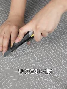 deli | Dao Cắt Giấy Dán Tường Công Nghiệp Inox 18mm