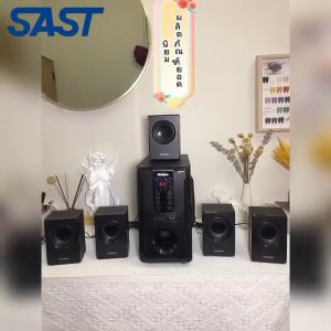 SAST Âm thanh rạp hát tại nhà loa siêu trầm Bluetooth có thể được kết nối với máy tính / điện thoại di động / đĩa U / FM
