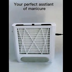 Nail world Nail Vacuum Cleaner Nail Art Suction  80W Dust Collector Machine Strong Power Nail Dust Collector Vacuum Cleaner