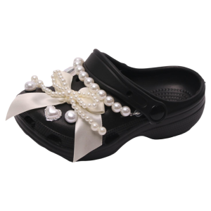 Princess Style Summer Pearl and Bow Childrens Shoes