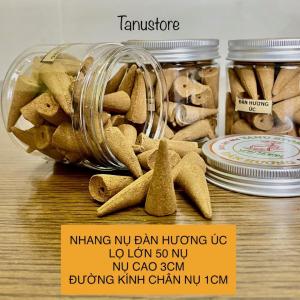 NHANG NỤ ĐÀN HƯƠNG ÚC CAO CẤP HÌNH THÁP TRƠN NHỎ- LÀM THỦ CÔNG CHẢY KHÓI NGƯỢC- THƠM ĐẬM NGỌT LƯU HƯƠNG LÂU THANH LỌC KHÔNG KHÍ TẨY UẾ HỖ TRỢ THIỀN ĐỊNH-TANU