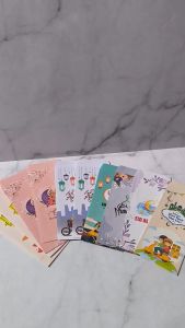 QCF 1 SET 10 PCS Amplop Lebaran Panjang Bunga / Daun Amplop Panjang Muat Uang Kertas Tanpa dilipat Amplop Couple Amplop Idul Fitri Amplop Daun Amplop Pasangan Amplop Lucu Amplop Unik Amplop Hijab Amplop Bunga Amplop Edisi Couple Angpao Ampau Angpau