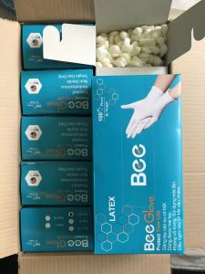 Hộp 100 Chiếc Găng Tay Cao Su Y Tế Bee Glove Latex Có Bột Màu Kem 6.0gr - Size SML Dùng Trong Nha Khoa Spa Thẩm Mỹ Xăm - Lazada