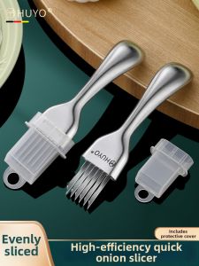 HUYO | Multi-function Fine Slicer 304 Stainless Steel Scallion Slicer