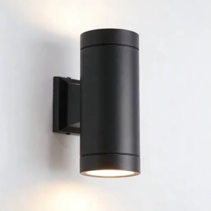 LANGYUE IP65 Waterproof Outdoor Wall Light 3 Color Temperature Replaceable Bulb 220V Aluminum Exterior Wall Lamp for Garden Villa Decoration