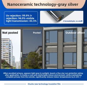 CHUSHE | Sunscreen Heat Insulation Full Blackout Anti-Peeping Window Glass Film