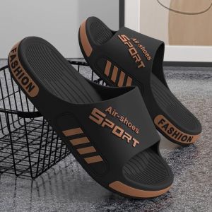 MONLEYTA | Mens Summer Slippers Sports Indoor Home Anti-slip Wear-resistant Large Size Cool Sandals Casual Style EVA Shoe Upper
