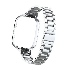 Dây Đeo Đồng Hồ Thông Minh Redmi Watch 3 Active Milanese Bằng Kim Loại Có Khóa Kim Loại + Ốp Bảo Vệ Bằng Thép Không Gỉ