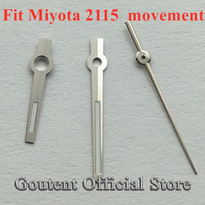 Goutent new watch hands fit Miyota 2115 2025 2035 2315 movement green luminous silver watch hands watch accessories.