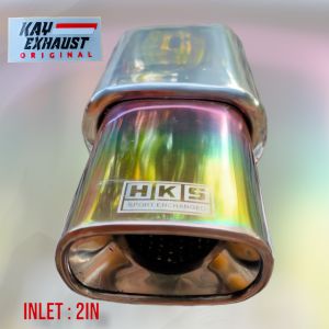 knalpot hks kotak turbo suara bass bahan asli stenlish