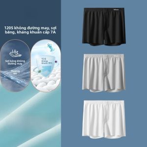 Quần lót MiiOW nam Ice Silk thoáng khí thoải mái cỡ lớn mặc nhà