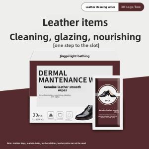 MONLEYTA | Transparent Shoe Cleaning Wet Wipes Leather Shoes Polishing Oil Universal Cleaning Tools For Sports Shoes And Leather Shoes