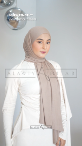 Alawiyahijab - Nura Instant TENCEL™ Antibacterial (Pashmina inner bukan kaos rayon/jersey) Breathable Tencel Modal