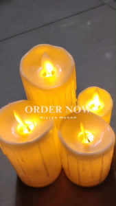 ZM LILIN LED ELEXTRIK LAMPU SUMBU GOYANG 5-11 CM / LED CANDLE  ELEXTRIC