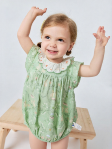 MINI BALA | Sweet Cotton Blend Baby Bodysuit Summer