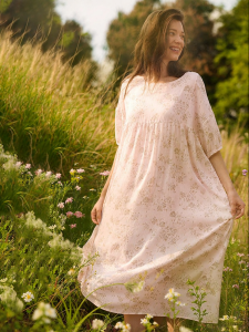 ManiForm | Wearable Comfort Lace Sleeves Sleep Dress