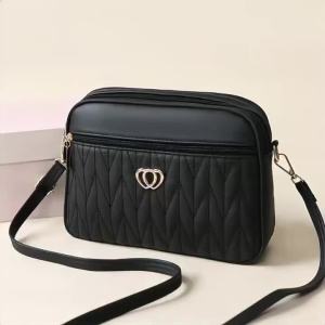 New Style Womens Bag Large Capacity High-Quality Leather Crossbody Bag Wallet Trendy PU Shoulder Bag Temperament Capacity Bag