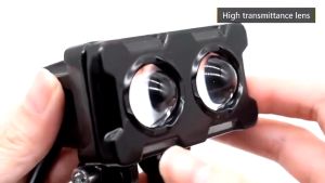 Lampu Tembak Laser LED D3 SQL 2 Mata Kuning/Putih 2 Warna Waterproof Lampu Tembak Sorot LED Laser 2 Warna Foglamp Lampu