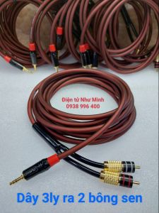 DÂY 3ly ra bông sen chống nhiễu - dây 3ly ra av 1m 1m5 2m 3m 5m 10m