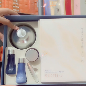 [CÓ TEM CHÍNH HÃNG] Set Kem Dưỡng Cấp Nước Sum37 Water Full Marine Relief Gel Cream Special Set 120ml 5sp