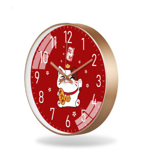 8 Inch small cartoon Wall ClockSilent Non-Ticking Battery Operated  Wall Clock for Home/Office Decor