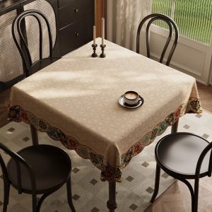 YINSHANG | Elegant American Style Square Tablecloth