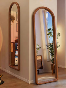 ZHUOHE | Light Luxe Wooden Arch Full Length Mirror