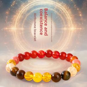 JIUDUOLAN | Five Elements Balance Natural Crystal Beaded Bracelet