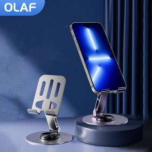720° Rotate Aluminum Alloy Portable Phone Holder For iPad Adjustable Flexible Folding Lazy Desktop Live Mobile Phone Stand Mount