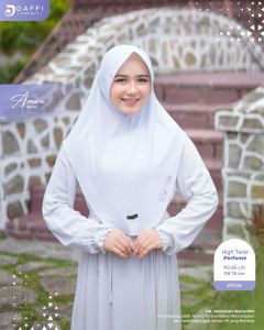 Hijab Instan Jersey Bergo ASMARA HIJAB Wanita Kekinian Aksen Bordir Origina-l by DAFFI Hijab