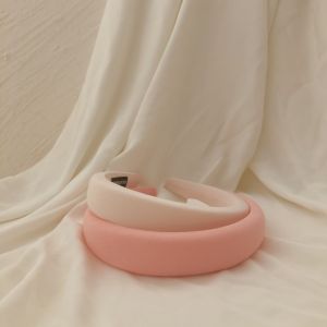 Bờm Tóc Bọt Biển Dày Dặn Viền Rộng Vào Mắt Cô Gái Thời Trang Cổ Điển Rửa Mặt Màu Kẹo Cổ Điển Mẫu Giống Hyuna