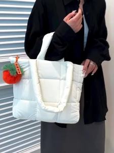 JIVIVIL กระเป๋าสะพายผญ กระเป๋าถือ กระเป๋าเครื่องสำอางกระเป๋าแฟชั่น กระเป๋าถือ กระเป๋าถือสวยๆ กระเป๋าถือ  น่ารักขยายได้กระเป๋ากระเป๋าคอมพิวเตอร์ไนลอนความจุมากใหม่กระเป๋าผ้าฝ้ายที่เติม